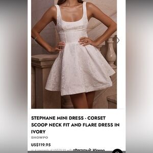 NWT showpo Stephane mini dress